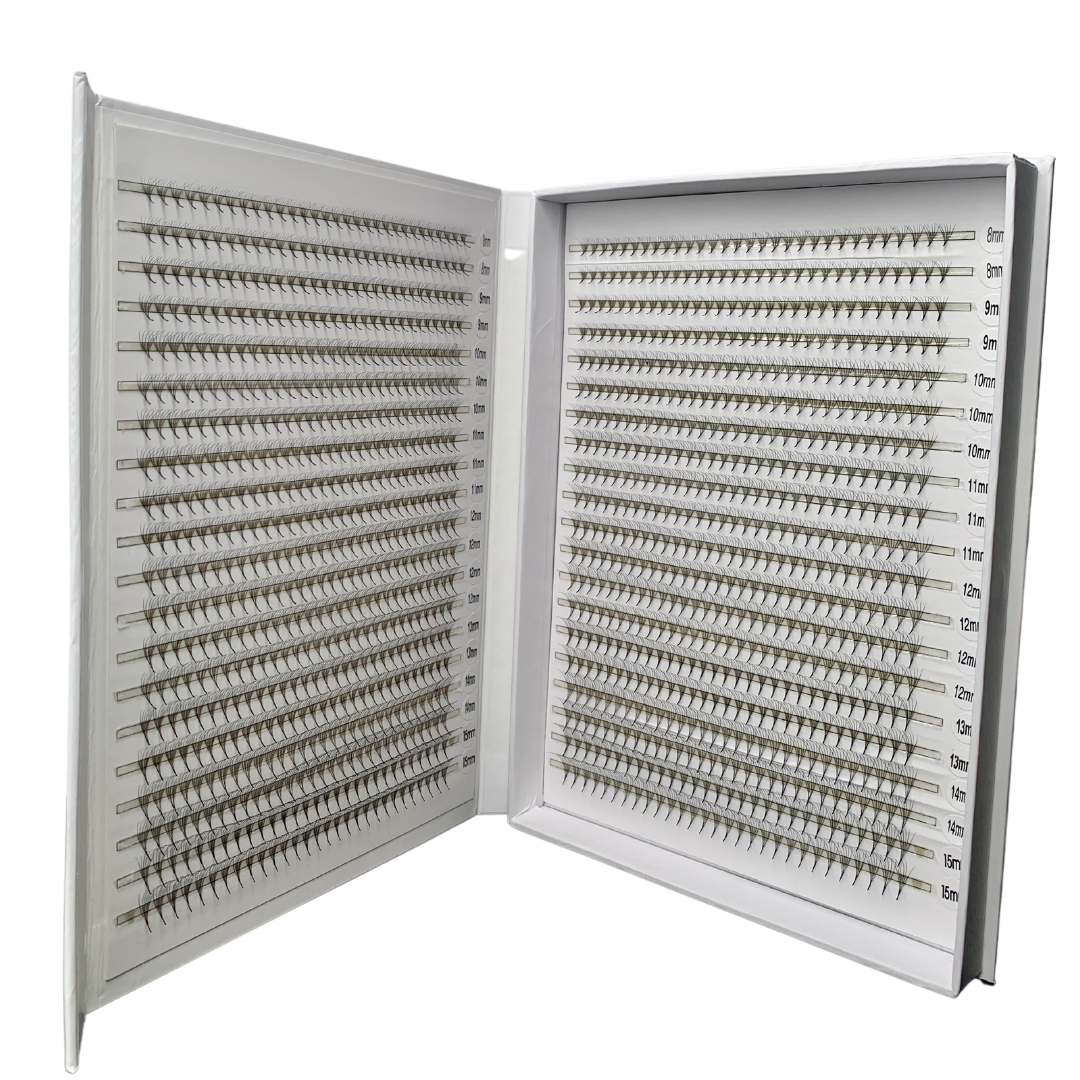 Double Sided Mix Premade Fans 6D 0.07mm 8-15mm (1200 fans)