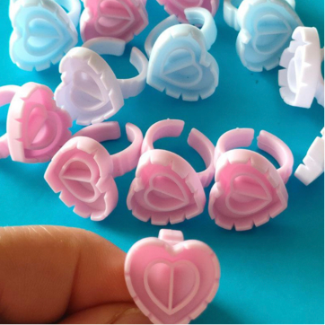 Easy Fan Making Glue Heart Rings